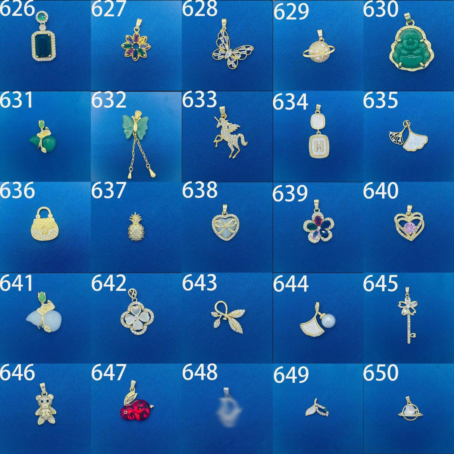 Nuevo colgante con moda clásico todo-fósforo colgante fuente joyería fábrica directa al por mayor sin cadena