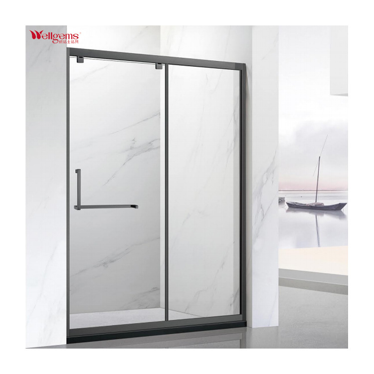 Diamond Shower room bathroom bath bathroom wet and dry separation glass door partition household simple folding bath screen