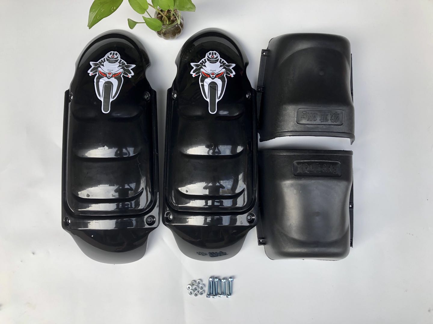 Motorcycle Bumper Frame with Lid Storage Box Jockey Car 125 Men's Motorcycle Modified Thickened Front Bars