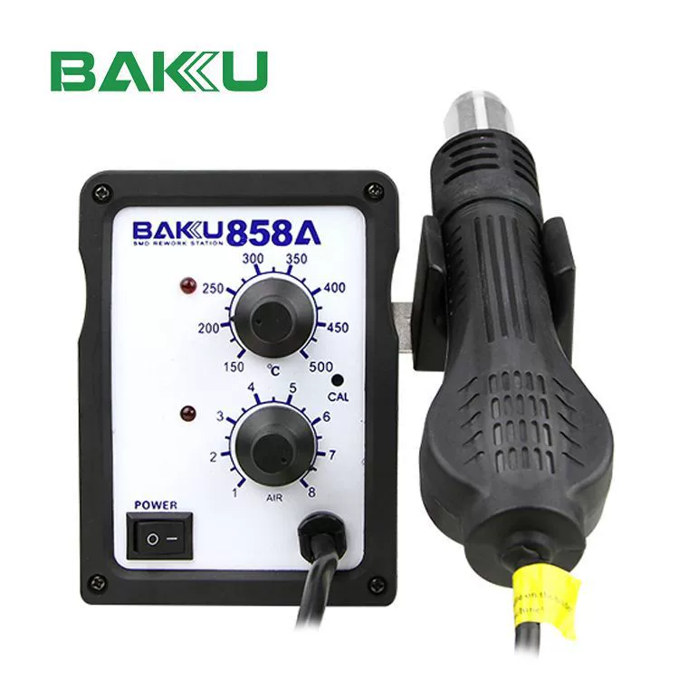 Ba Ku BK-858A тепловая пушка сварочный стол мобильный телефон цифровой ремонт регулируемая температура сварочная станция