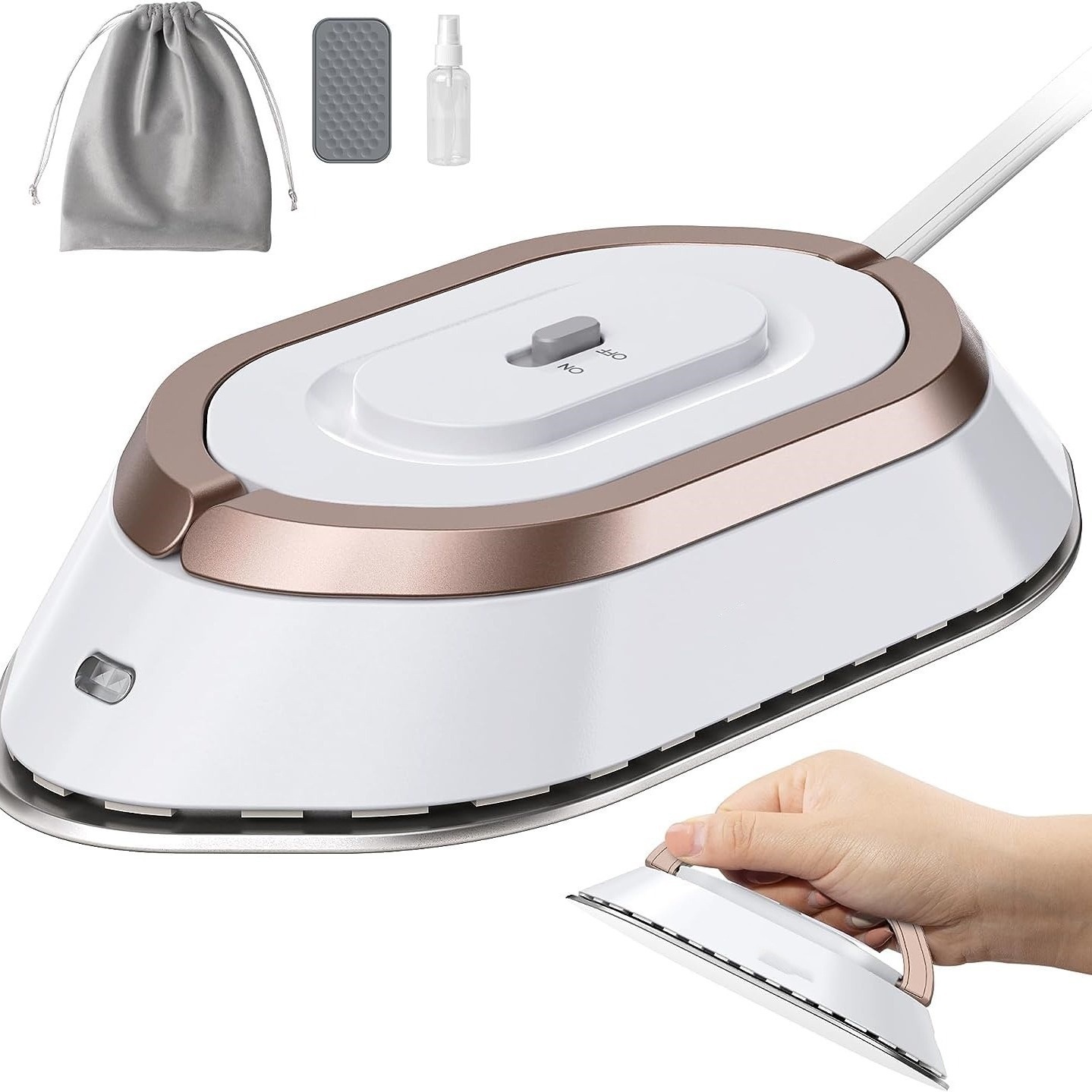 Handheld Mini Electric Dry Iron 120V/220V Dual-voltage 30S H