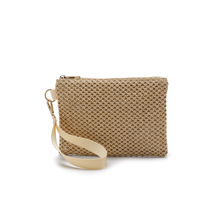 草编包女2024新款手腕草编手拿包外贸包纯色信封包女士旅行沙滩包