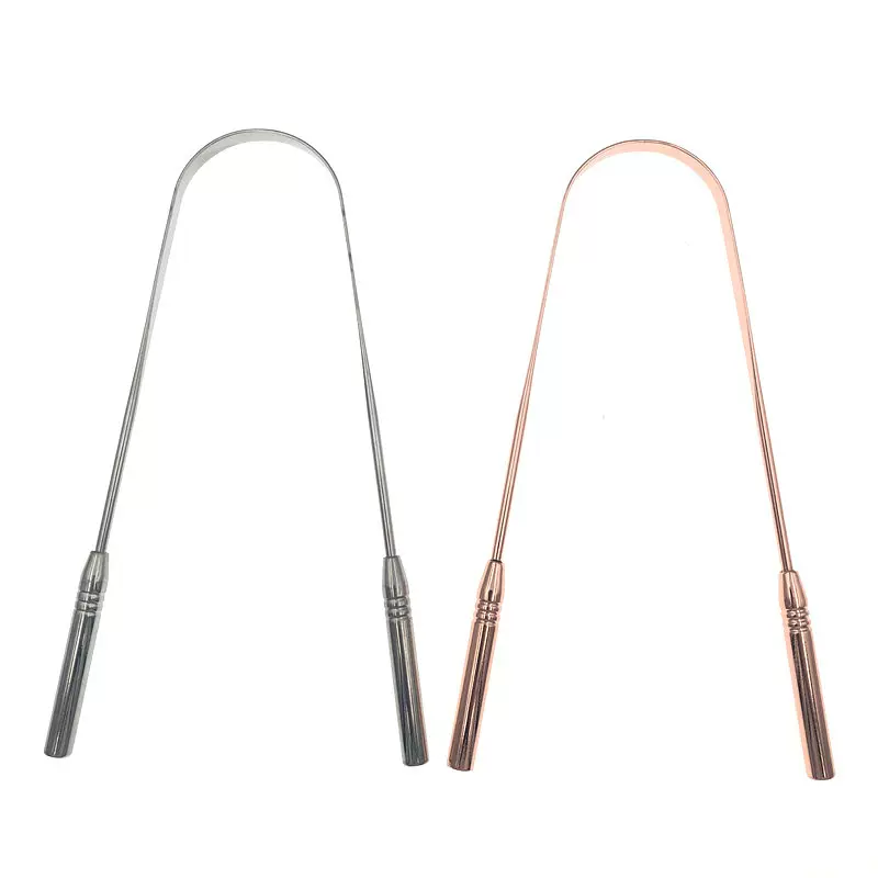 不锈钢304刮舌器 口腔舌苔清洁器 除口臭刮舌头刷U型刮舌板