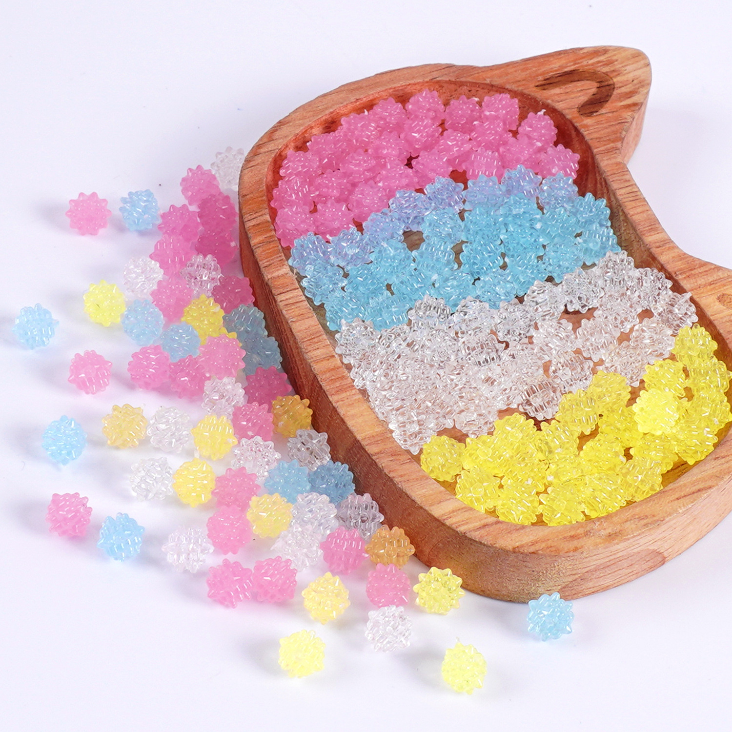 Simulated Food Toy Gold Sugar Candy DIY Handmade Cream Glue Clay Accessories Hard Star Sugar Trinket Material