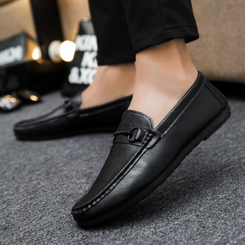 Casual and versatile new  bean shoes men's loafers Korean version lazy spring trend one-leg driving shoes for men