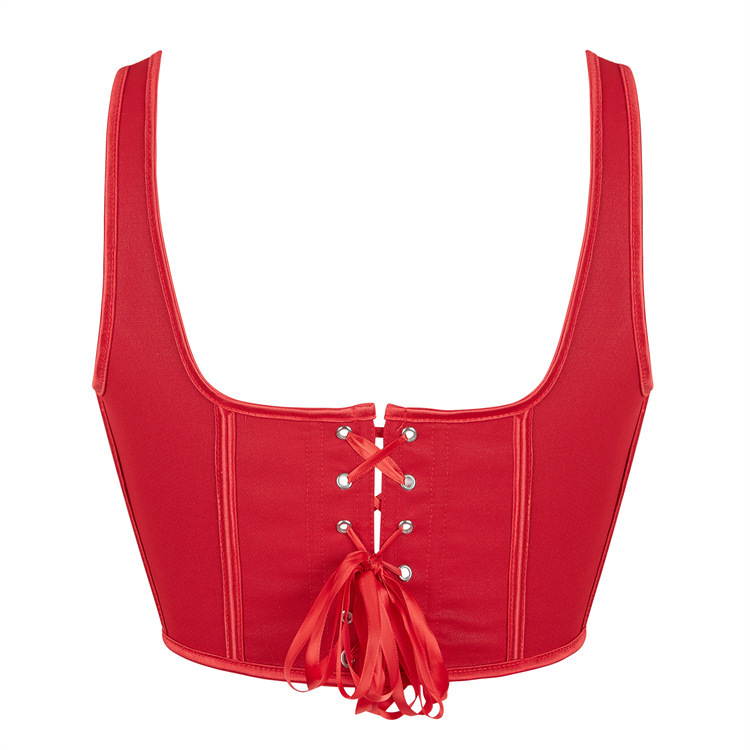 Correa de hombro roja para mujeres, corte de estante, ropa de forma Aliexpress, suministro transfronterizo