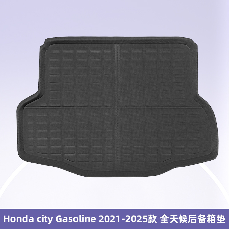 Aplicable a Honda City Fuel 2021 - 2025 3D para todo el tiempo material XPE almohadilla de pie almohadilla del maletero