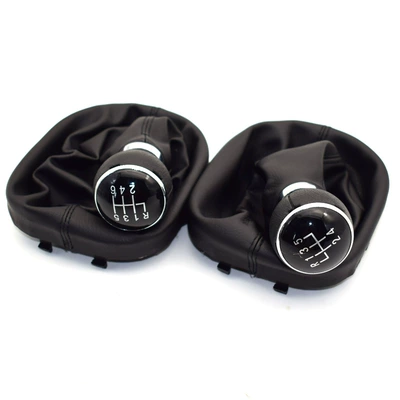 Suitable for Volkswagen Touran Kaidi new LaVida shift handball dust cover gear head block head knob (Cab and accessories) - black-5th-gear