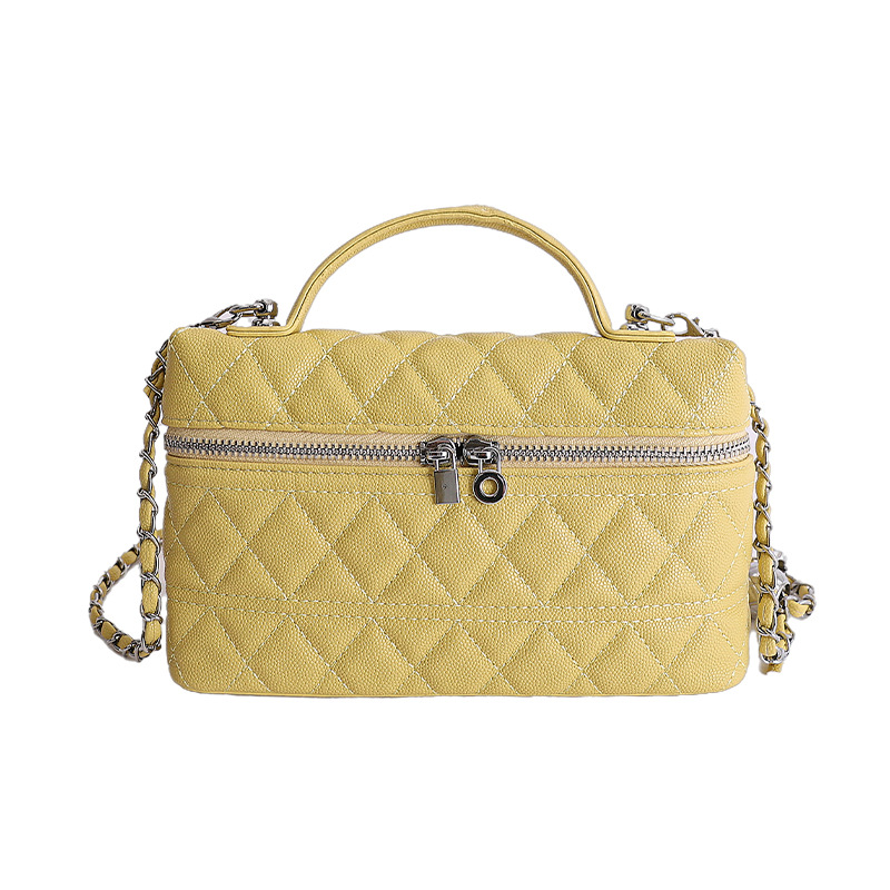 Bolso de mano de alta sensación 2026 nueva moda cadena de diamante bolso de mujer nicho bolso de lujo ligero image 19