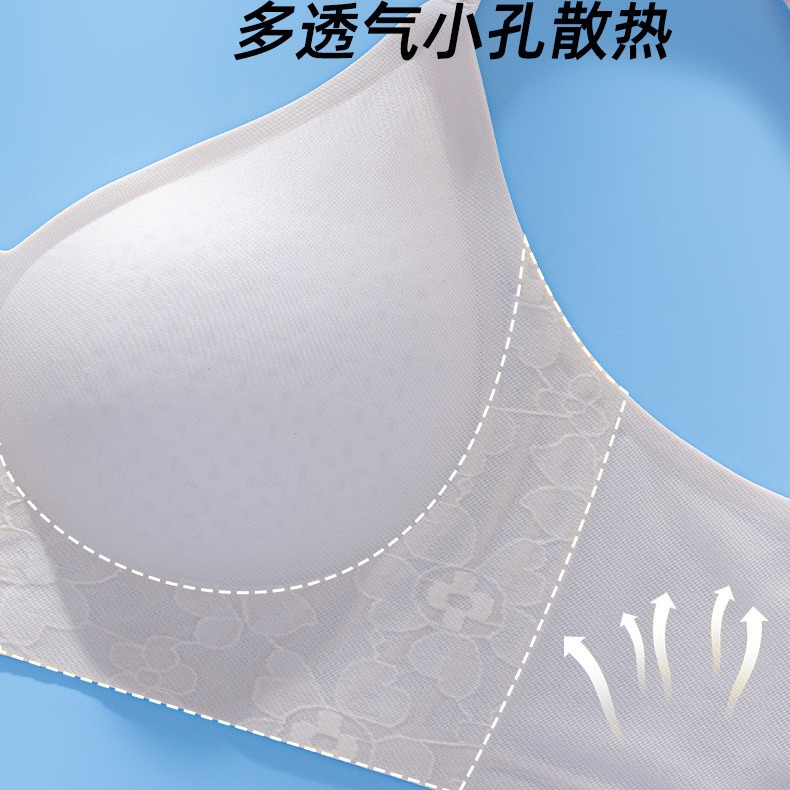 Ventas directas de fábrica comercio electrónico transfronterizo Sudeste de Asia Vietnam Tailandia damas verano ligero y cómodo sujetador de colección lateral