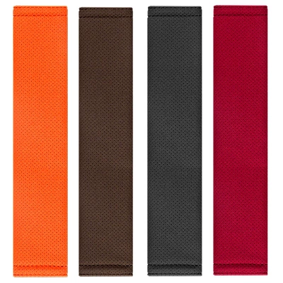 Seat belt shoulder pad — Cover, Car Interior Suede Leather