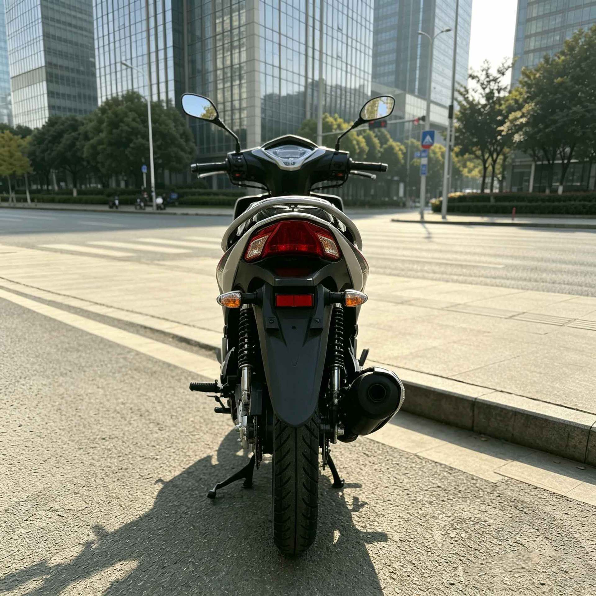 Foreign Trade Model Silver-Colored Two-Wheeled Motorcycle with Low Fuel Consumption, Strong Durability, and Good Rideability, Popular for Cross-Border Export to Africa