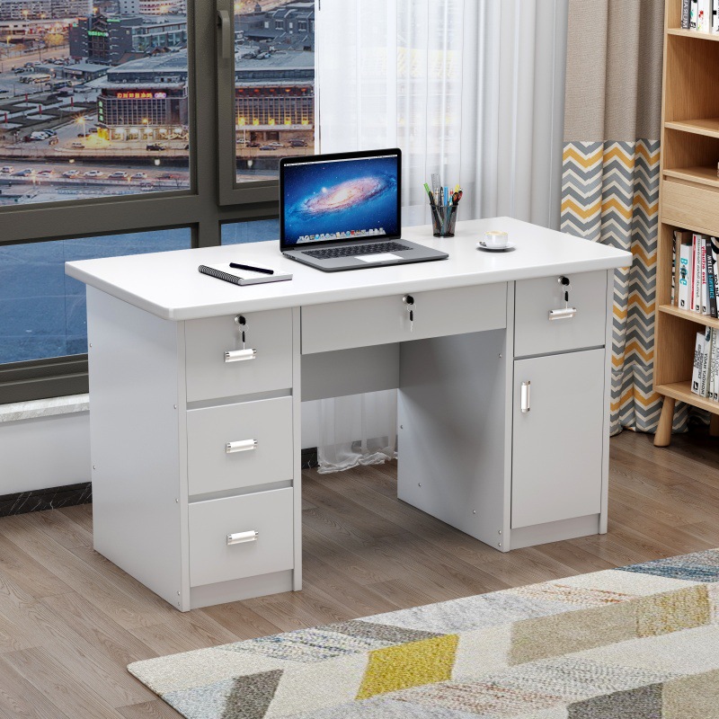 책상 ⧸ 화이트 [길이 140 폭 70 높이 75cm]