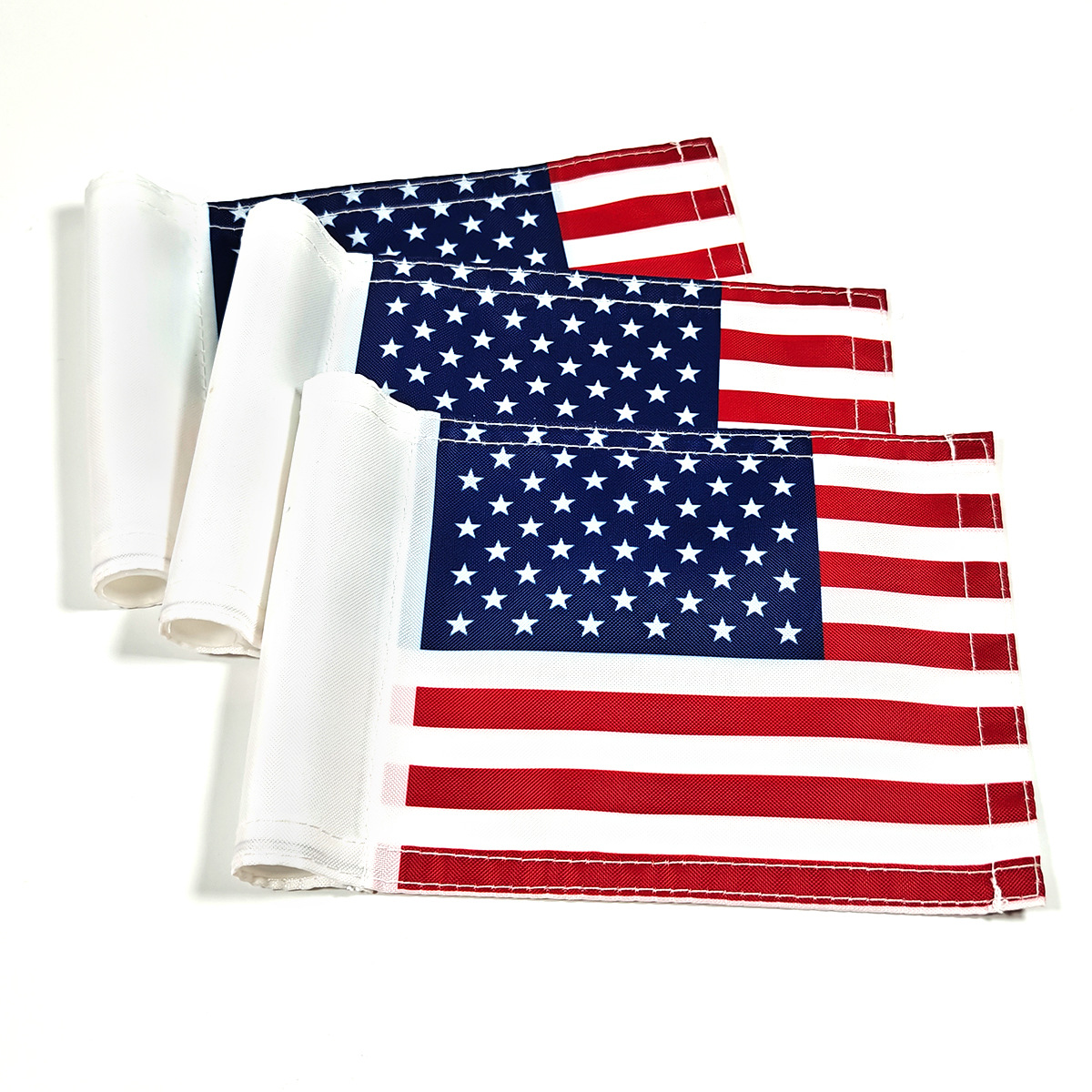 Golf flag, American double-sided printed flag, 22*15cm, American flag with stars and stripes.