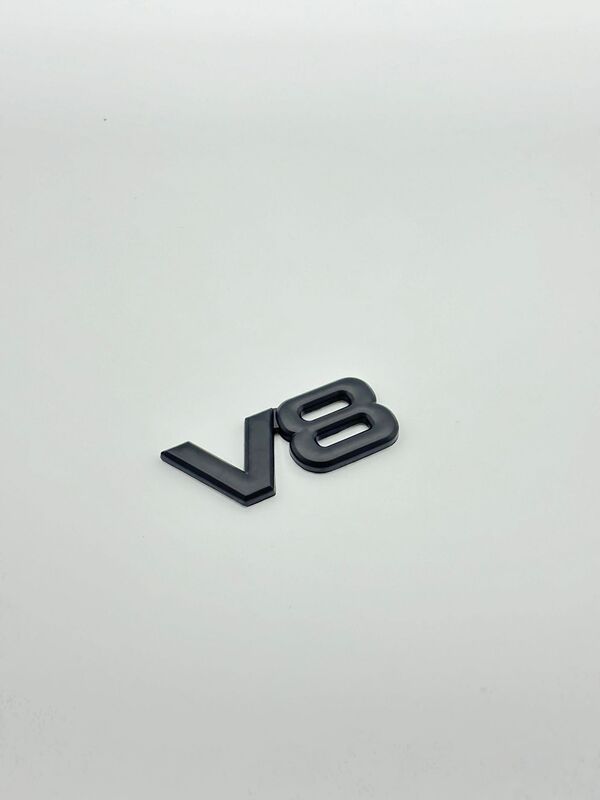 車の個性v 8 v 6標識の車はエンジンを貼って大きい排気量の車の標識の側の標識を貼ってテールマークの金属の標識を改造します。|undefined