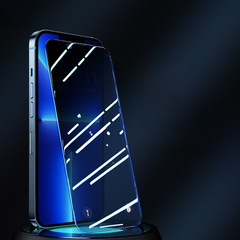 Anti-peeping film suitable for iPhone 15 Pro Max, Apple 14/13/12/11/XR mobile phone glass fiberized film XS