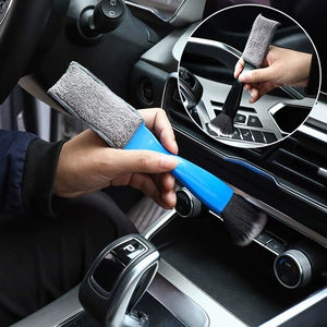 Car interior cleaning tool air conditioner air outlet cleaning and brushing car soft brush car interior gap dust removal brush
