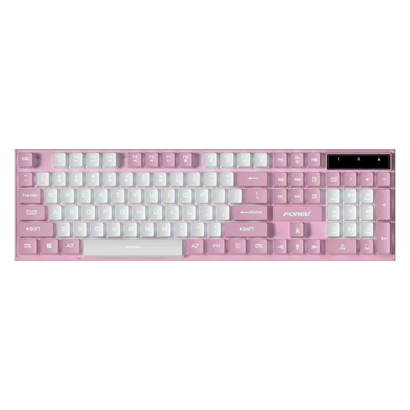 Электронные спортивные игры подходят для клавиатуры Logitech FVQ8 с цветовым соответствием, проводная светящаяся механическая чувствительность, фиксирование