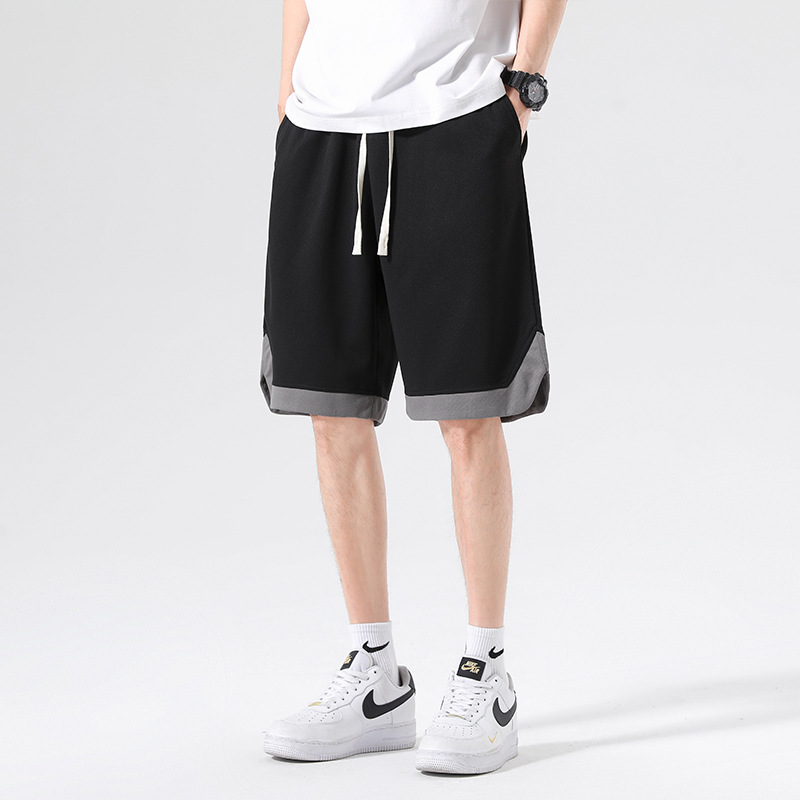 Shorts Men's Sports Loose Summer Trendy Brand Boys Quick-drying American Basketball Breathable Casual Pants Five-point Pants