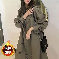 风衣外套女2025春秋季新款小个子韩版中长款洋气时尚流行大衣休闲