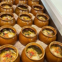 厂家批发直销煨汤罐鸡汤煲油焖肉瓦缸煨汤外卖包装