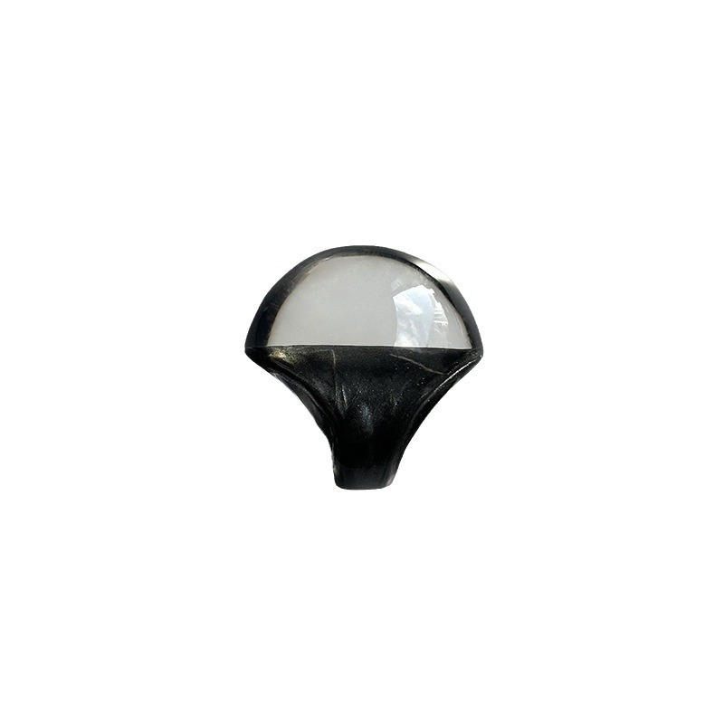 Bague Femme Rétro Large En Résine Avec Émail Coloré Transparente_voghion.com