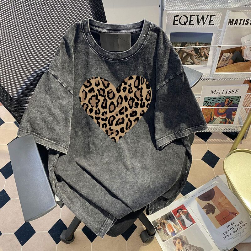 Acid-Washed Vintage T-Shirt Street Style Hip Hop Punk Har