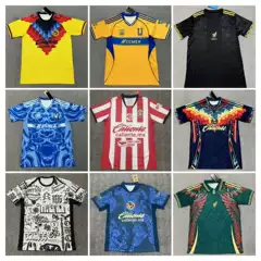 2526 Mexican League New Football Uniforms Cougar Chivas Blue Cross Mexican Training Uniforms Football Tops