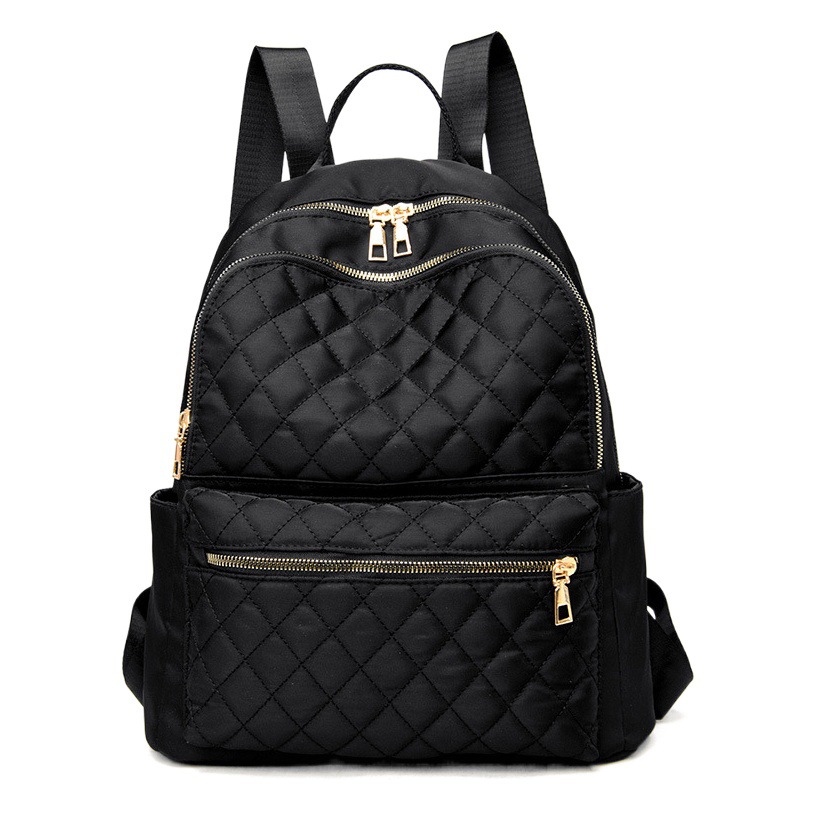 Mochila de tela Oxford Cruz-frontera 2023 moda retro diamante bordado hilo mochila de las mujeres de todo partido mochila casual