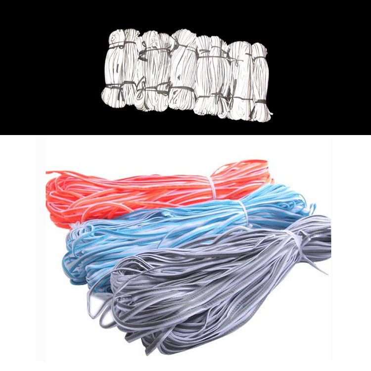 厂家高亮箱包反光包边条七彩反光警示嵌条滚边条服装滚边反光材料