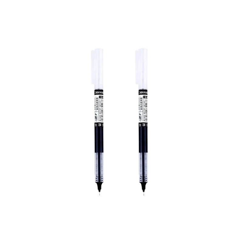 Rollerball quick dry black capacious rollerball pen, disposable round beads