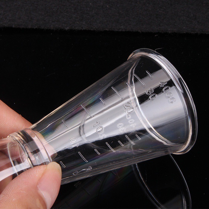 pc樹脂雙頭量杯盎司杯塑料牛奶計量奶茶酒吧用品OZ杯調酒器安士杯