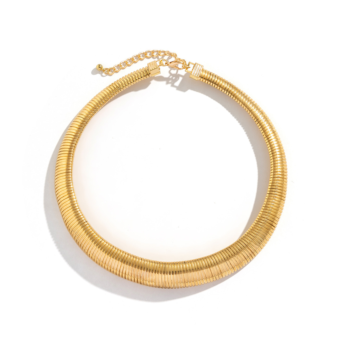 Choker Classification Alloy Chain Material Hip-Hop Retro Solid Color Metal Ball Chain Choker Wholesale