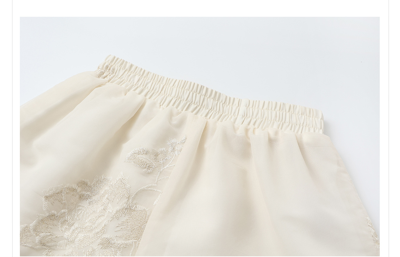 Bộ áo sơ mi quần short thêu cúc phong cách Trung Hoa cao cấp M4231 — Áo, Quần short chi tiết 24