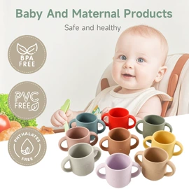 喂养餐具;婴幼儿学饮杯;牙胶