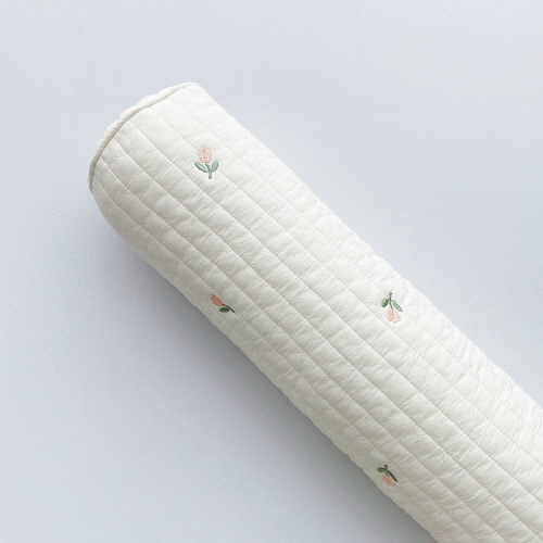 INS Pure Cotton Striped Newborn Soothing Pillow Baby Crib Kickstand Bedskirt Removable Children's Bed Barrier