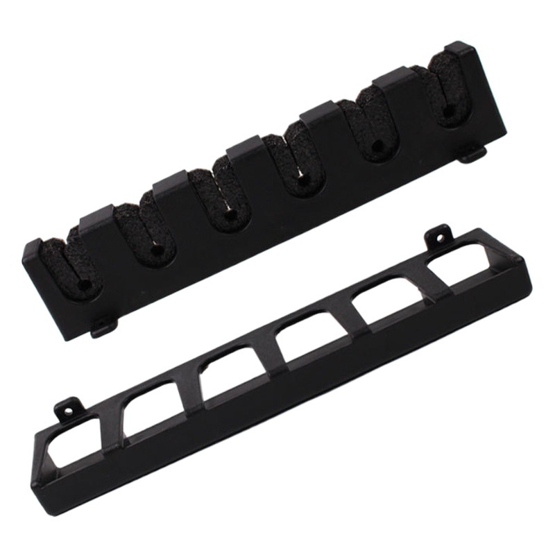 Caña de pescar estante de exhibición montado en la Pared Soporte horizontal de almacenamiento de rack titular de la caña de pescar colección de accesorios de artes de pesca rack