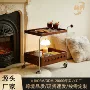 双层实木客厅小户型边几