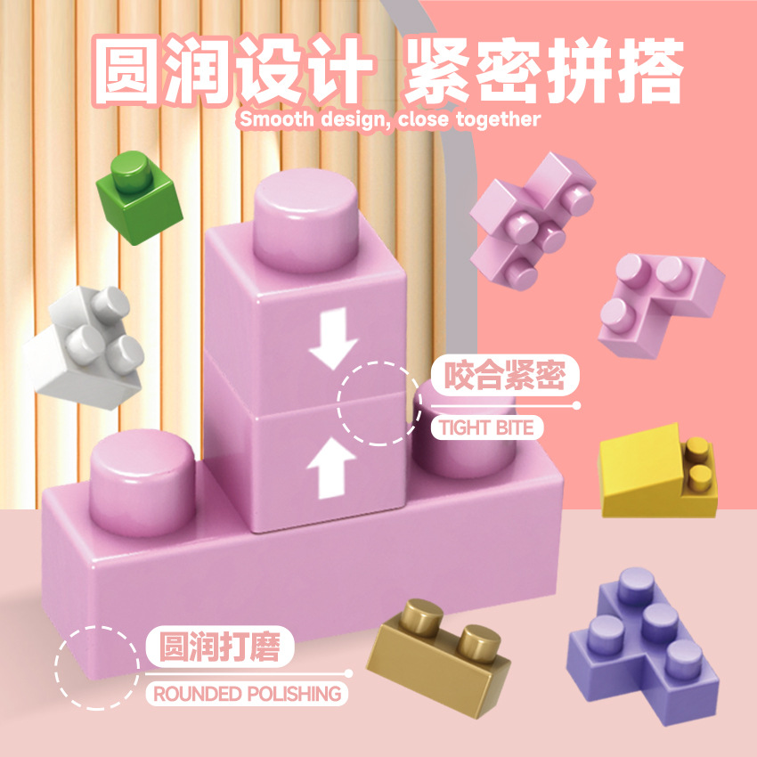 Bloques de construcción de micropartículas para niños decoración de muñecas de dibujos animados de animales juguetes ensamblados creativos para niños y niñas puesto de regalo al por mayor