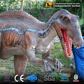 源头厂家 大型仿真电机硅胶恐龙模型 重爪龙摆件公园办展户外装饰