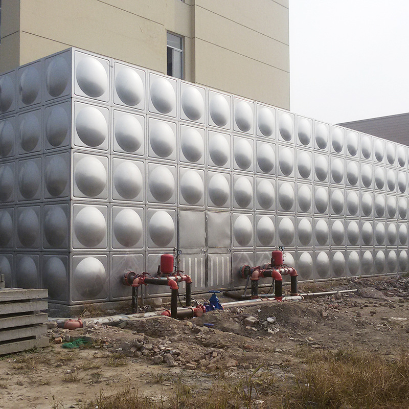 不锈钢储水箱厂家安装大型水箱箱泵一体化消防保温304