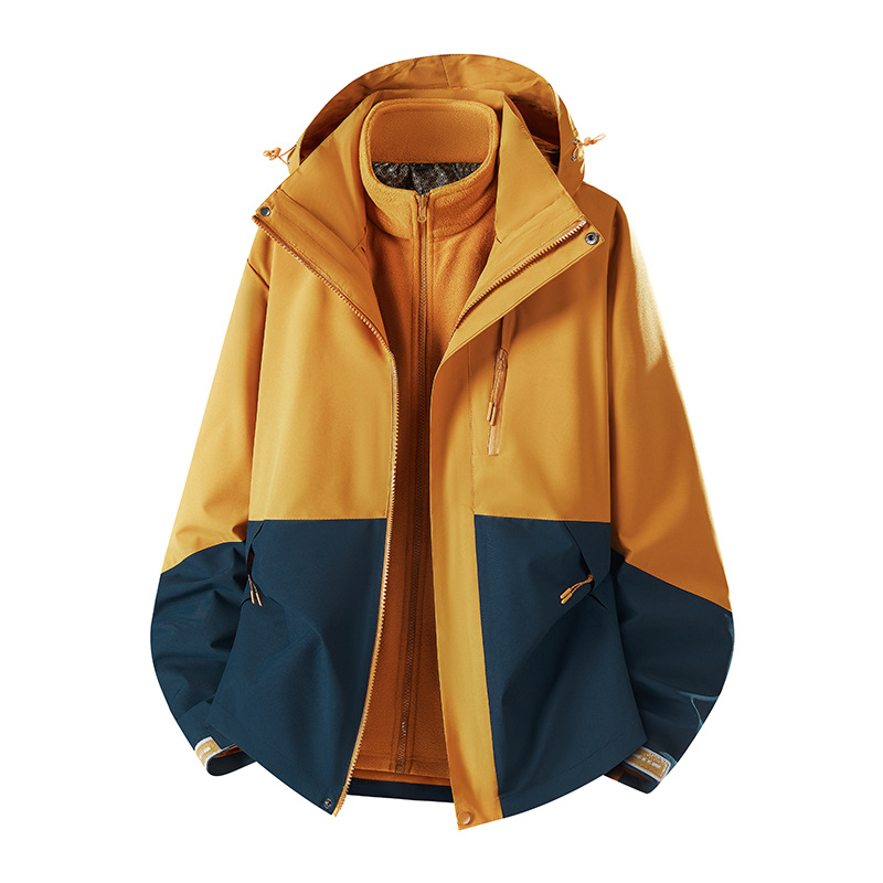 2026 chaqueta de asalto al aire libre 3 - en - 1 hombre y mujer chaqueta deportiva de capa suave chaqueta de montaña chaqueta impermeable