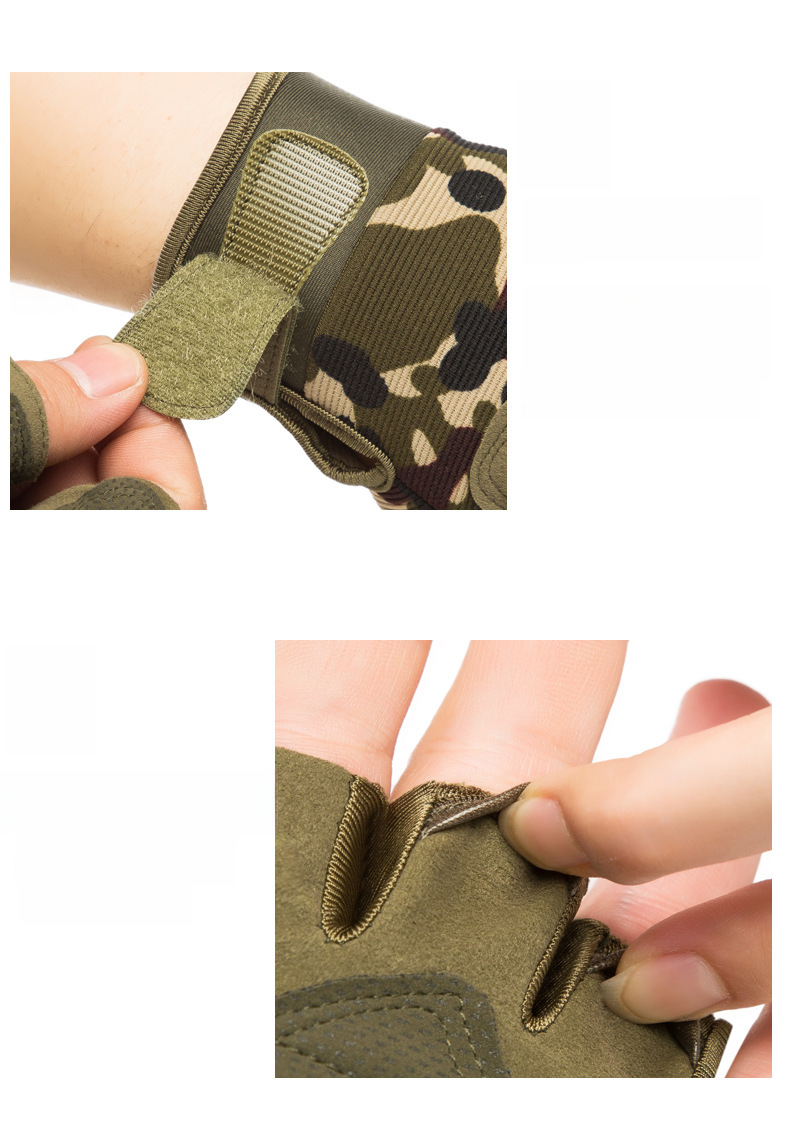Tactical gloves Tactical half-finger gloves Men's and women's outdoor paratrooper protective fishing gloves are comfortable and breathable_maomaolike.com