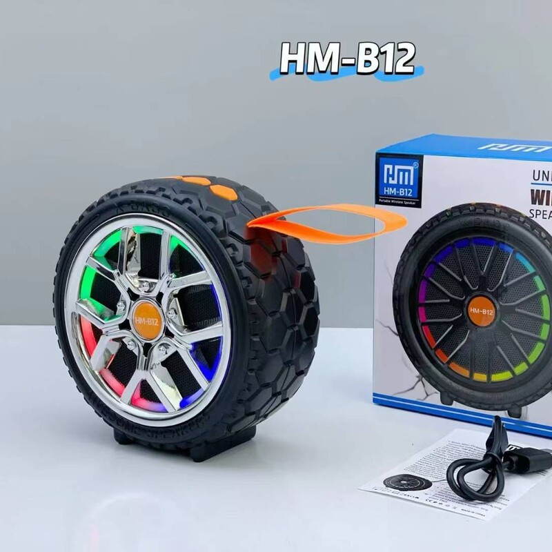 クロスボーダー新 B12 ホイールワイヤレス Bluetooth スピーカーカラフルなライト TWS オーディオポータブルカードミニ小型スピーカー|undefined