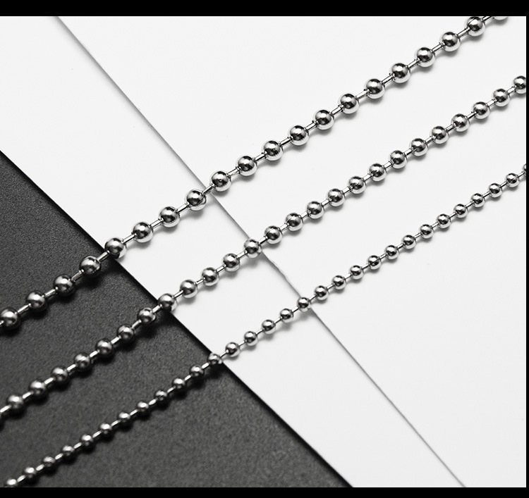Simple Style Geometric Titanium Steel Necklace Plating Stainless Steel Necklaces_colorza_4