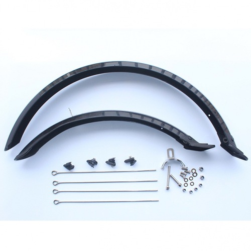 Driving electric folding bicycle all-inclusive fender 14-inch 16-inch 20-inch V brake/disc brake mud and mud removal plate