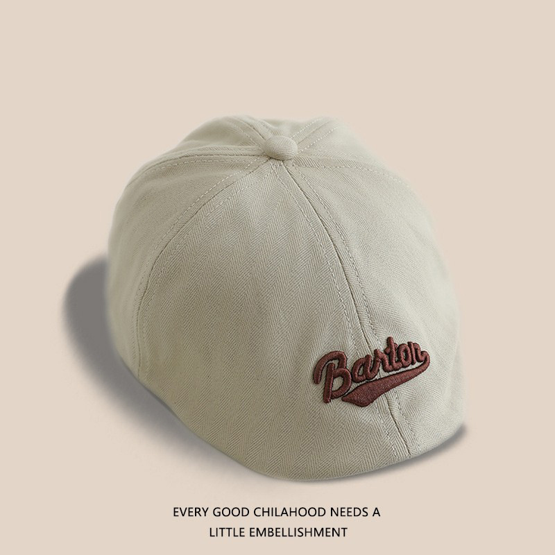 Sombreros para bebés coreanos primavera y otoño delgados estilo extranjero boina versátil para niños sombreros de boca de pato para niñas sombreros de verano hacia adelante