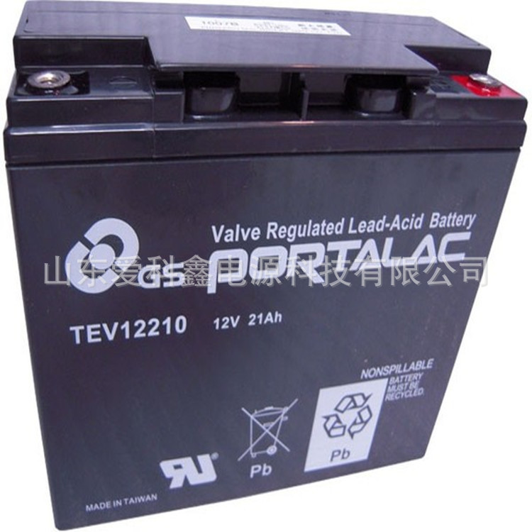 GS PORTALAC蓄电池 TEV12210 12V21AH 阀控式铅酸免维护电池