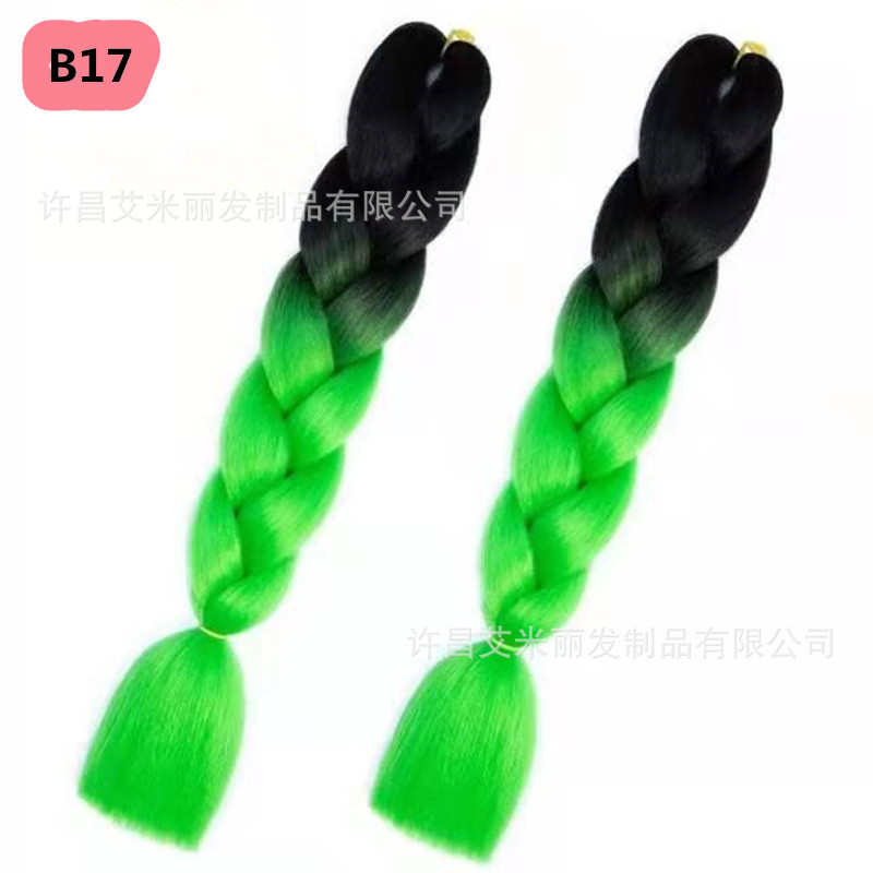 Trenzas africanas con cabello rosa渐 – materiales de alta temperatura, estilo boxeador