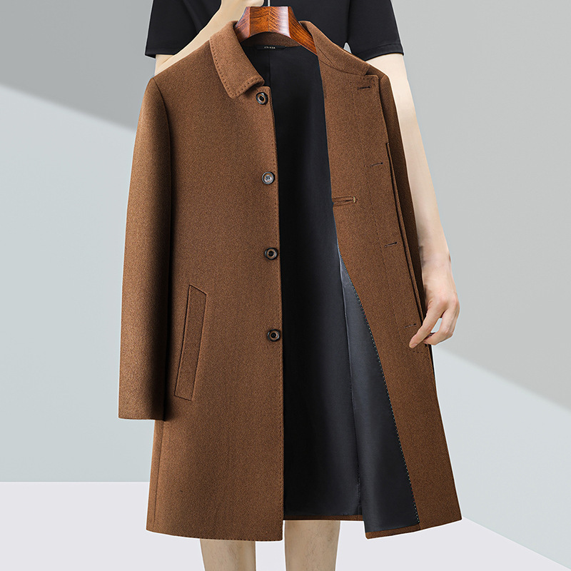 Woolen cashmere double-sided winter jacket